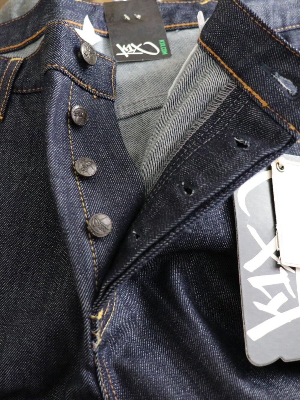 K1X Nation of Hoops Men’s Jeans *38 x 34 Dark Rinse Button Fly Streetwear NWT